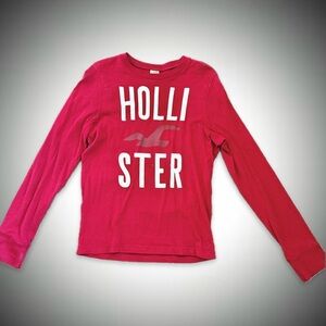Hollister Red Long Sleeve Shirt Men’s Size S | Small